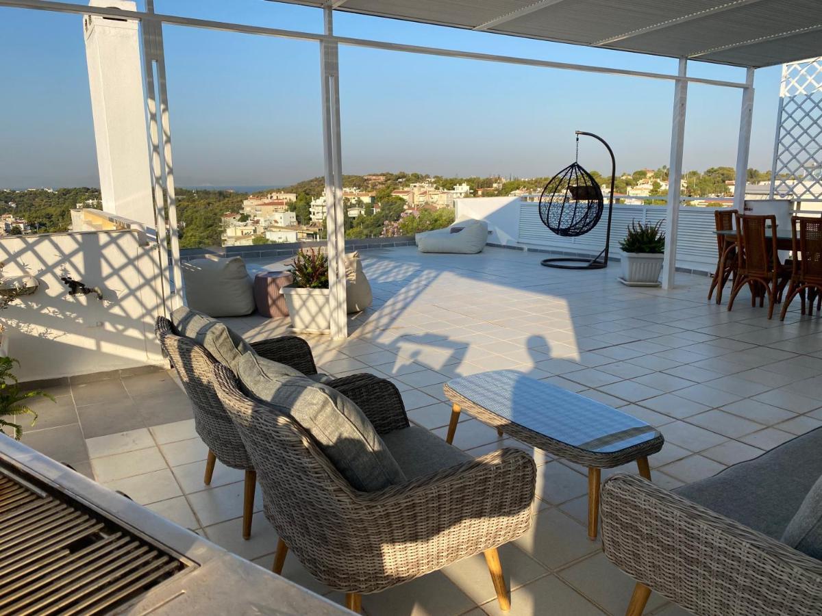 Villasonboard Vouliagmeni Penthouse Veranda Sea-View & Beach Atena Exterior foto