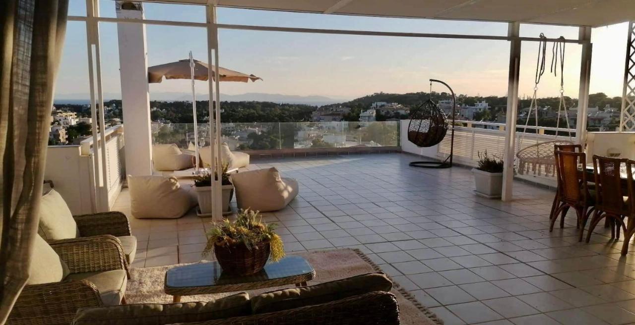 Villasonboard Vouliagmeni Penthouse Veranda Sea-View & Beach Atena Exterior foto